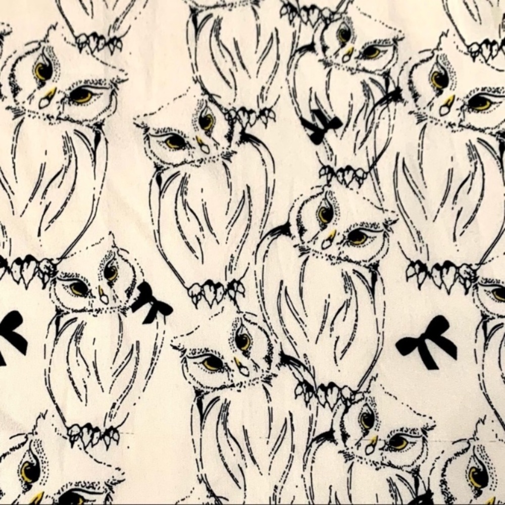 ASOS, "Yumi" sleeveless print dress in an all over owl print- 2/4 - Picture 10 of 11